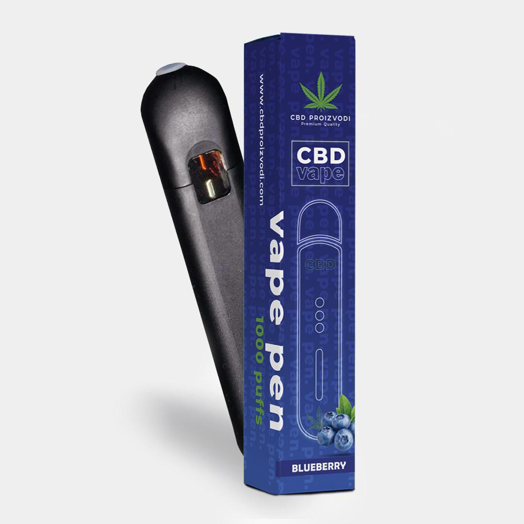 CBD Vape Pen 1ml Blueberry