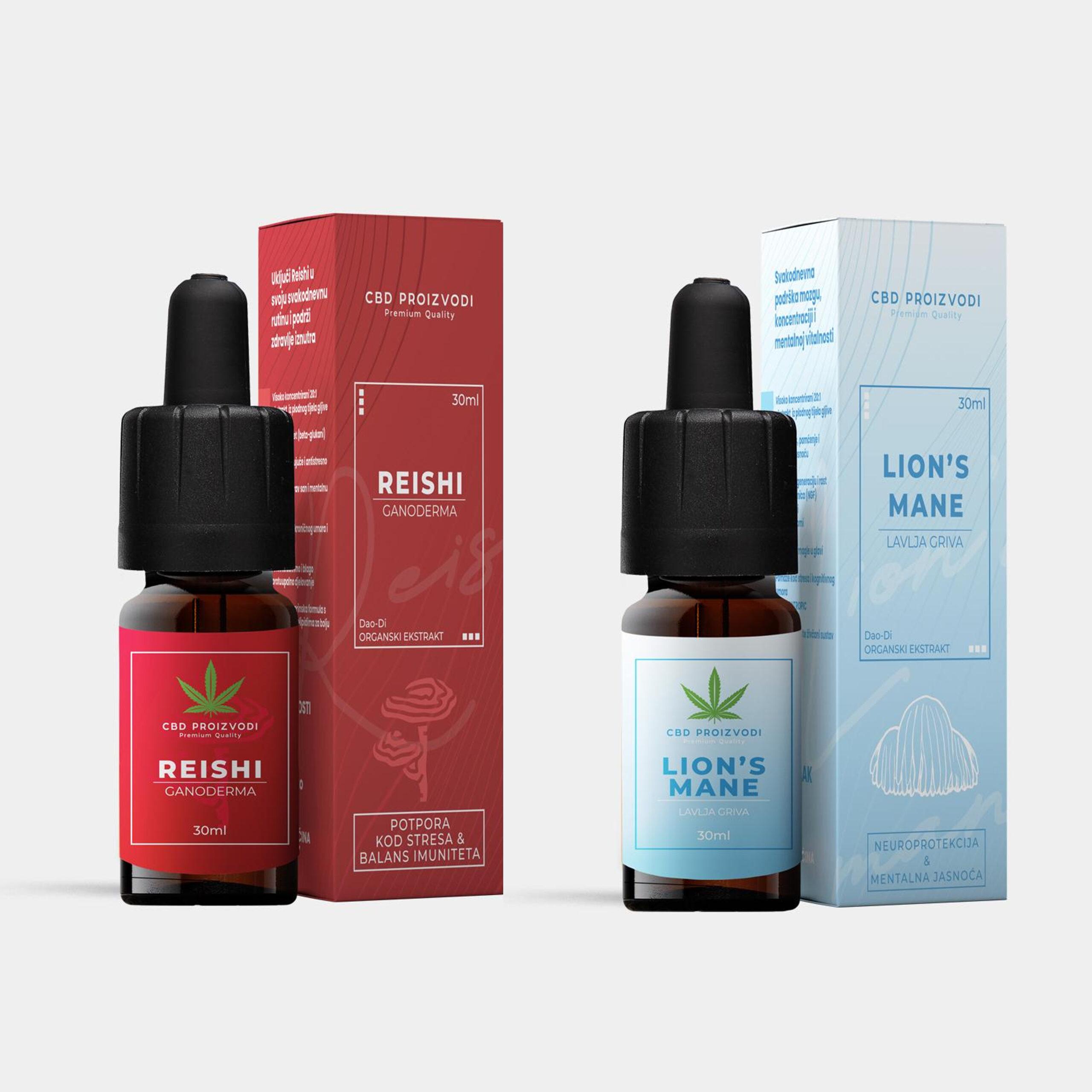 MOOD BALANCE PACK - Reishi + Lavlja griva